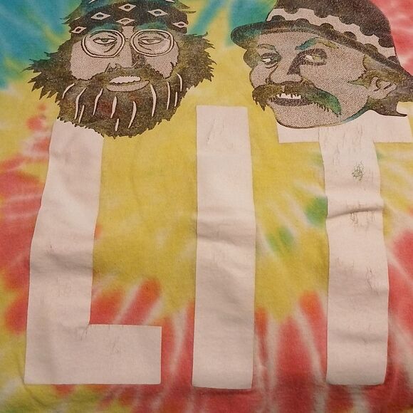 Cheech & Chong LIT Tie Dye Long Sleeve Shirt‎ size XLarge - Picture 6 of 9